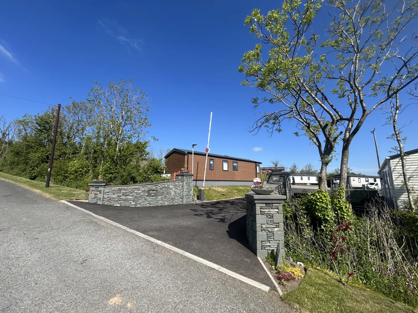 Grasmoor view holiday park entrance Grasmoor view holiday park entrance Cumbria